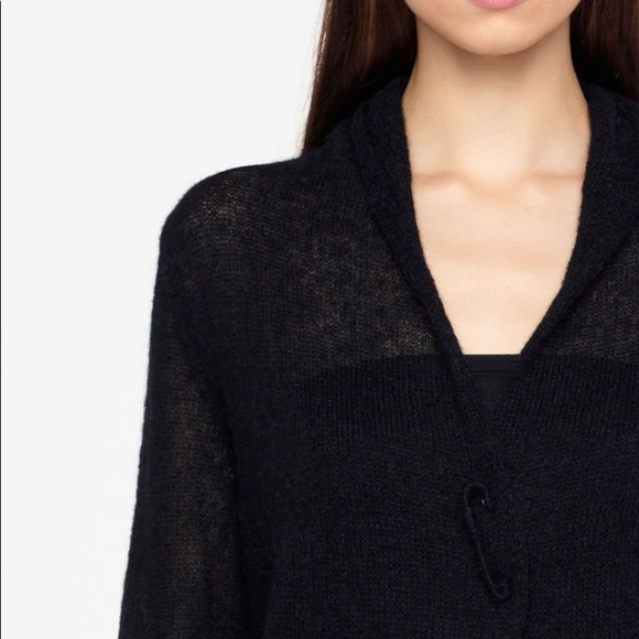 TALULA - black mohair cardigan - Picture 4 of 11